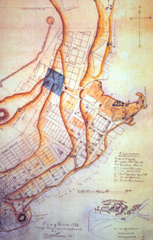 Map of Kingston, 1796.